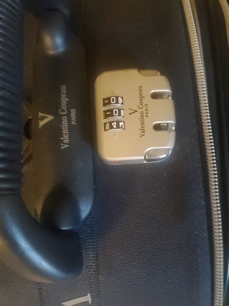 Valentino Coupeau Rolling Suitcase Blue