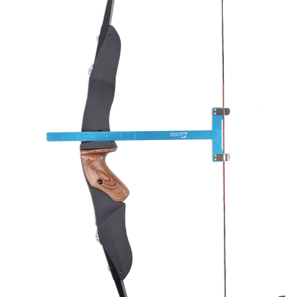 Archery Nock Pliers Set + 4 String Nocking Points + Blue Bow T Square