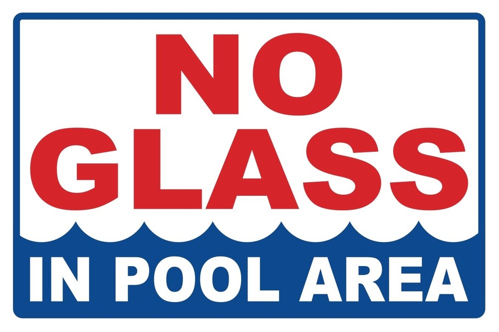 NO GLASS- SIGN - #PS-449