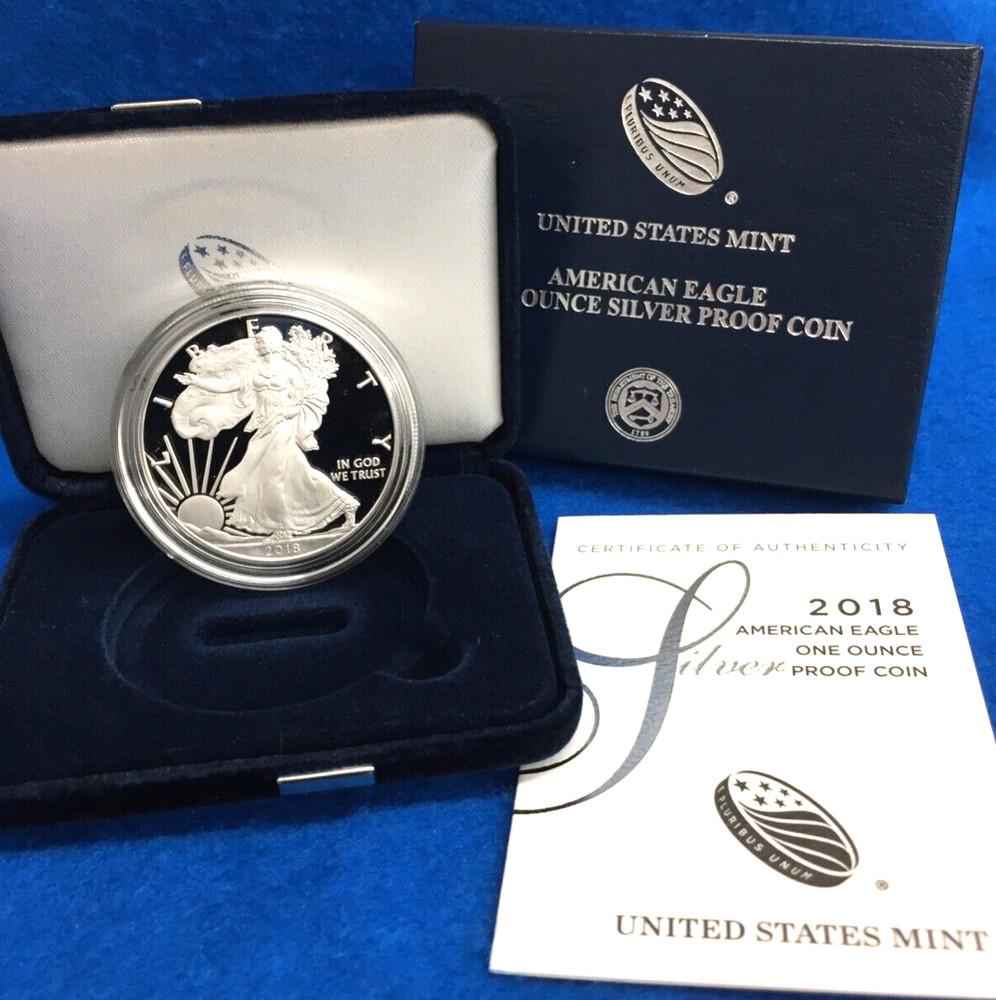 2018-W Silver Proof American Eagle 1 Oz. ~ Mint w/BOX