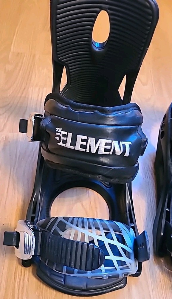 5th Element STEALTH 3 Snowboard Bindings Medium Good Condition - No Hardware