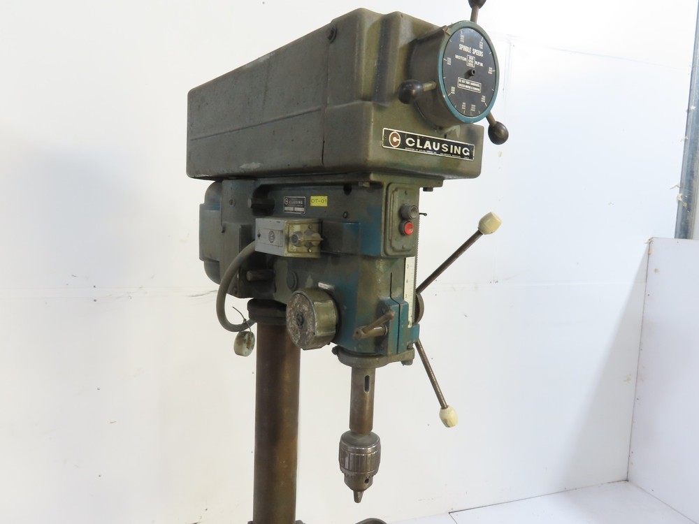 20" CLAUSING 2275 SINGLE-SPINDLE Variable Speed FLOOR-STANDING DRILL PRESS 3PH