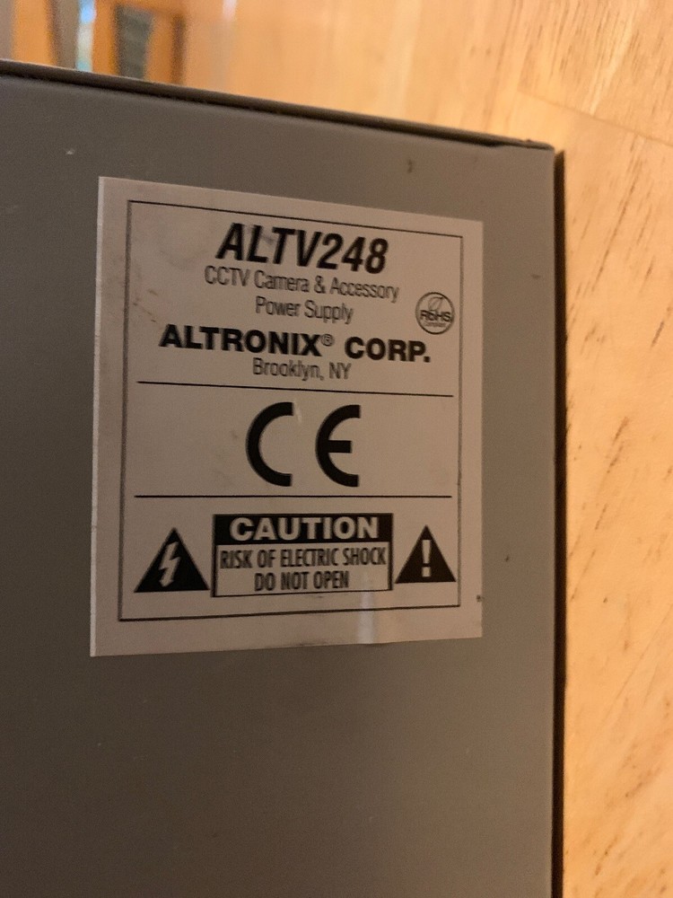 Altronix ALTV248 CCTV & Accessory Power Supply Preowned Nice Unit