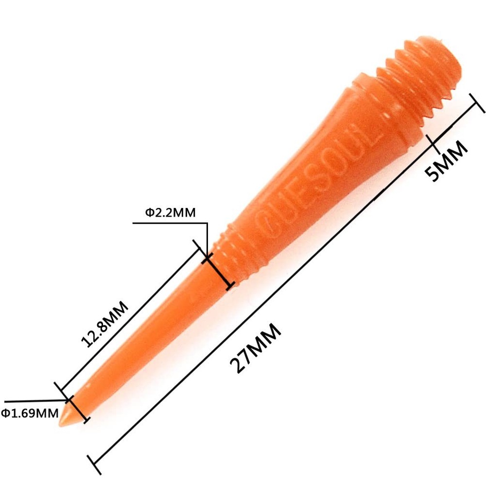 100 PCS Soft Tip Points For Soft Tip Darts Replacement Accessories Pack