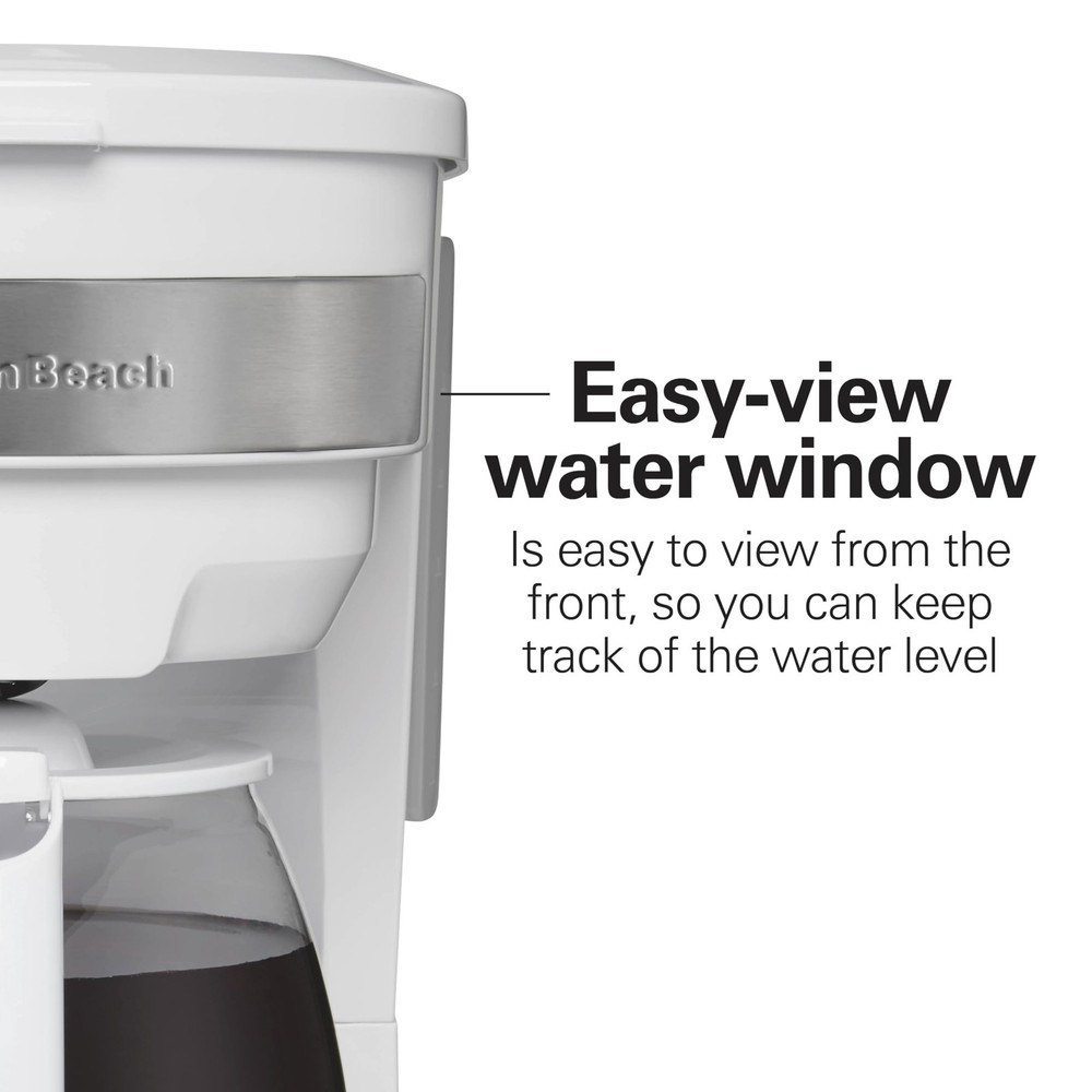 12 Cup Programmable Drip Coffee Maker Machine, Regular & Bold Brew Options, A...