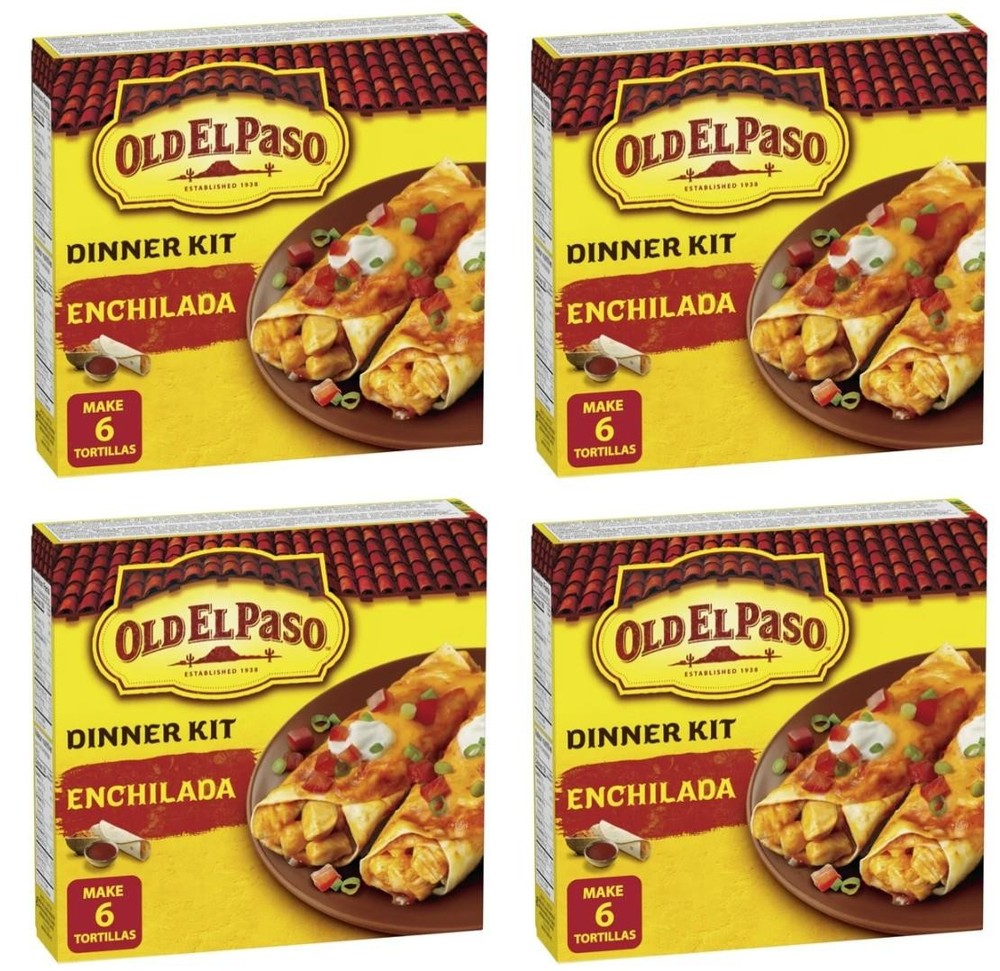 Old El Paso Dinner Kit Enchilada, 396g (4 Pack)