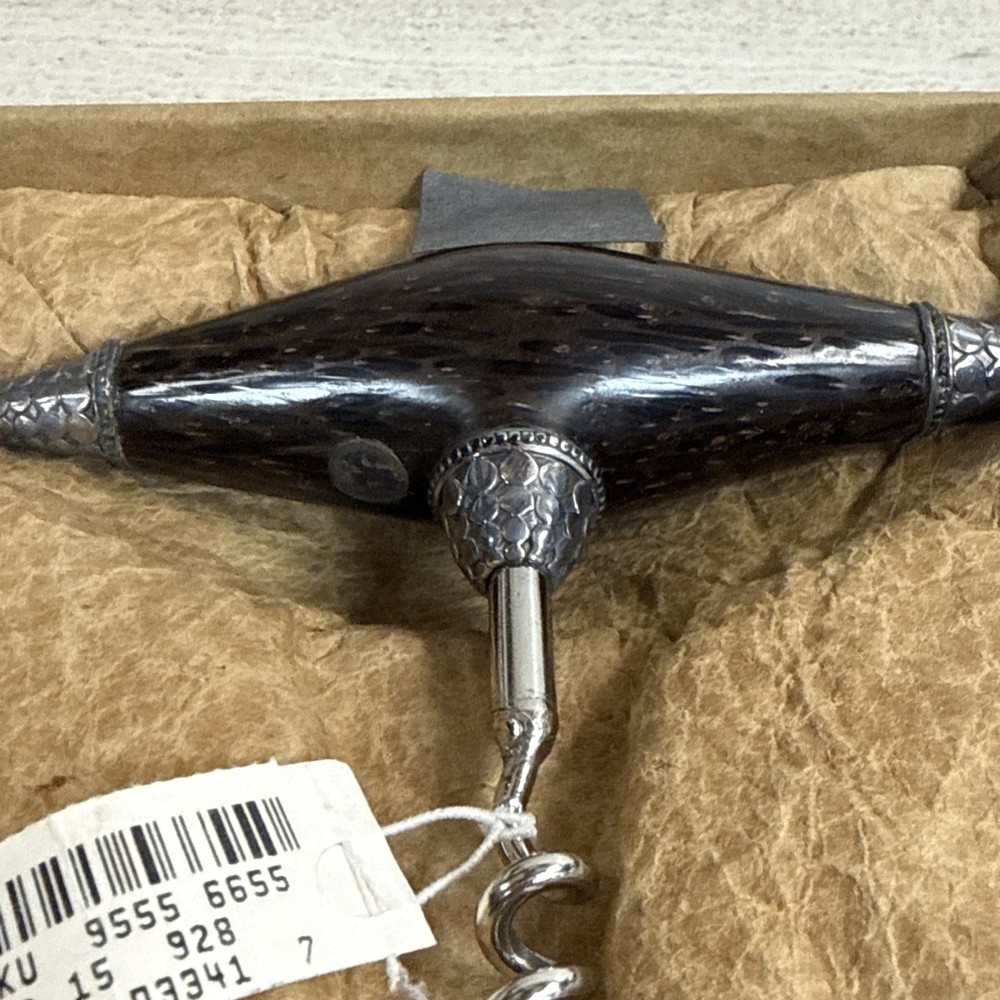 John Hardy Sterling Palmwood corkscrew