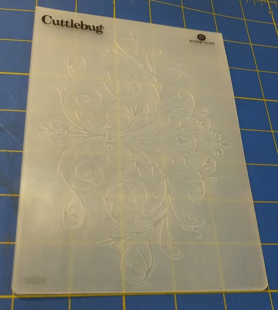 Lot of 3 Cuttlebug Embossing Folders
