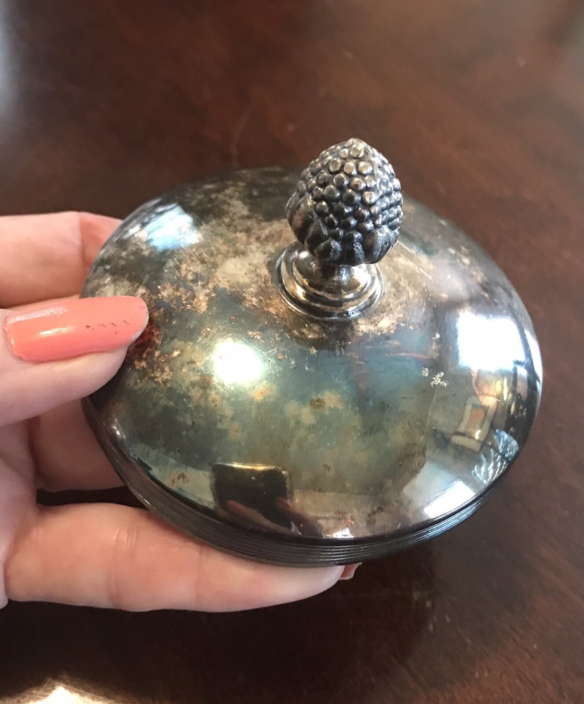 Antique Victorian Silverplate Pickle Caster