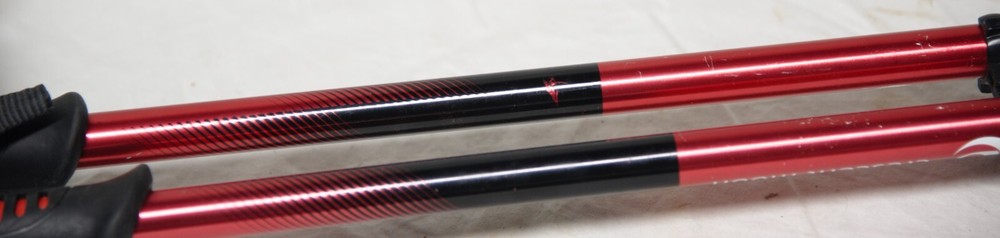 Cresent Moon red expandable aluminum walking sticks