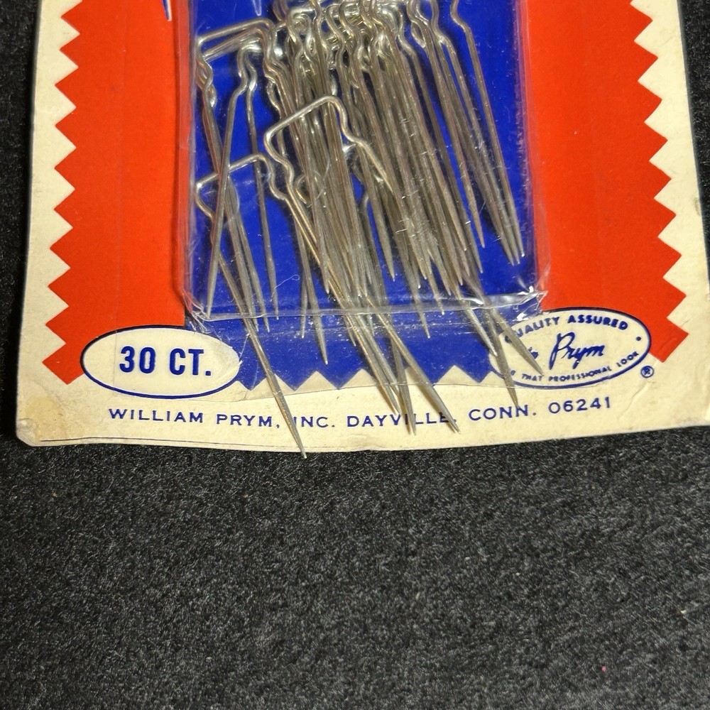 VTG Prims #5682 Rustproof (Upholstery) Trim Pins Original Packaging