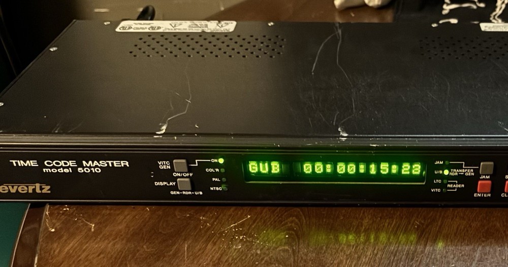 Evertz Time Code Generator 5010