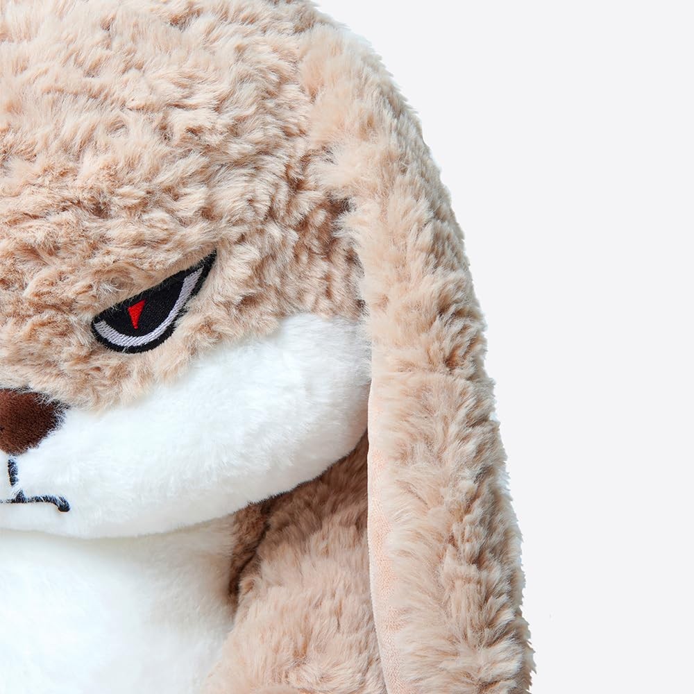 Grumpy Bunny Stuffed Animal, 19.6" Plush Rabbit Stuffed Animals with Floppy E...