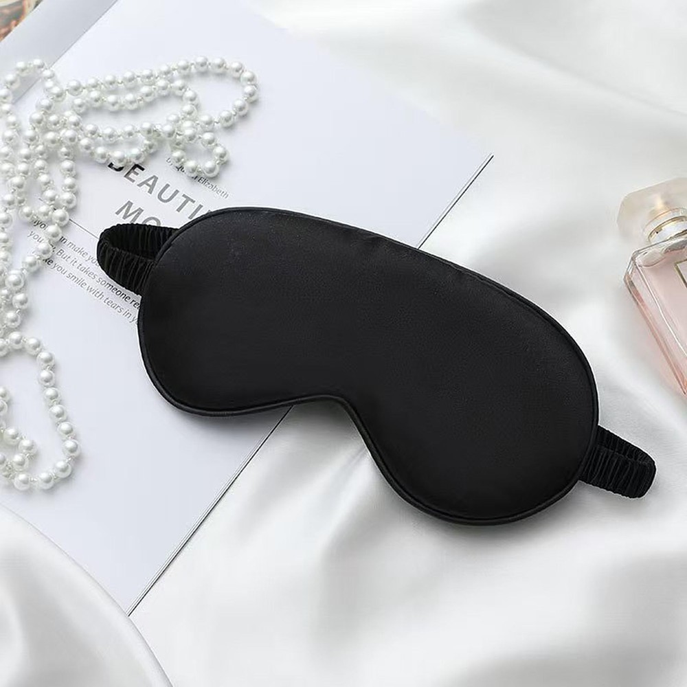 Sleep Mask for Women & Men Soft Satin Blindfold with Elastic Adjustable Strap
