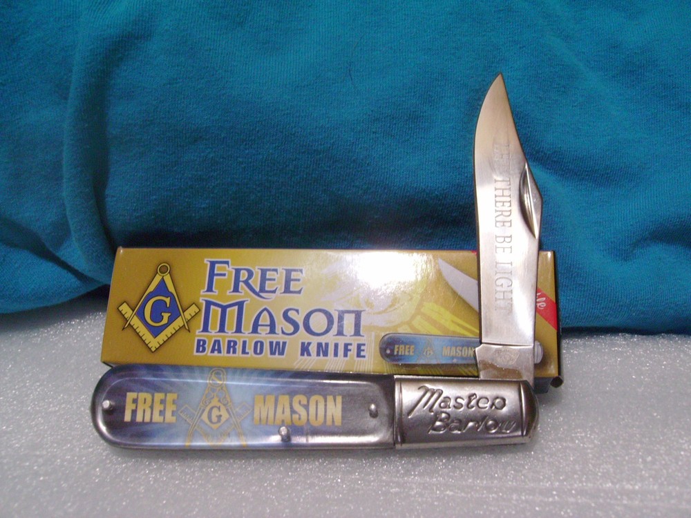 Masonic Barlow pocket knife Mason Collectible