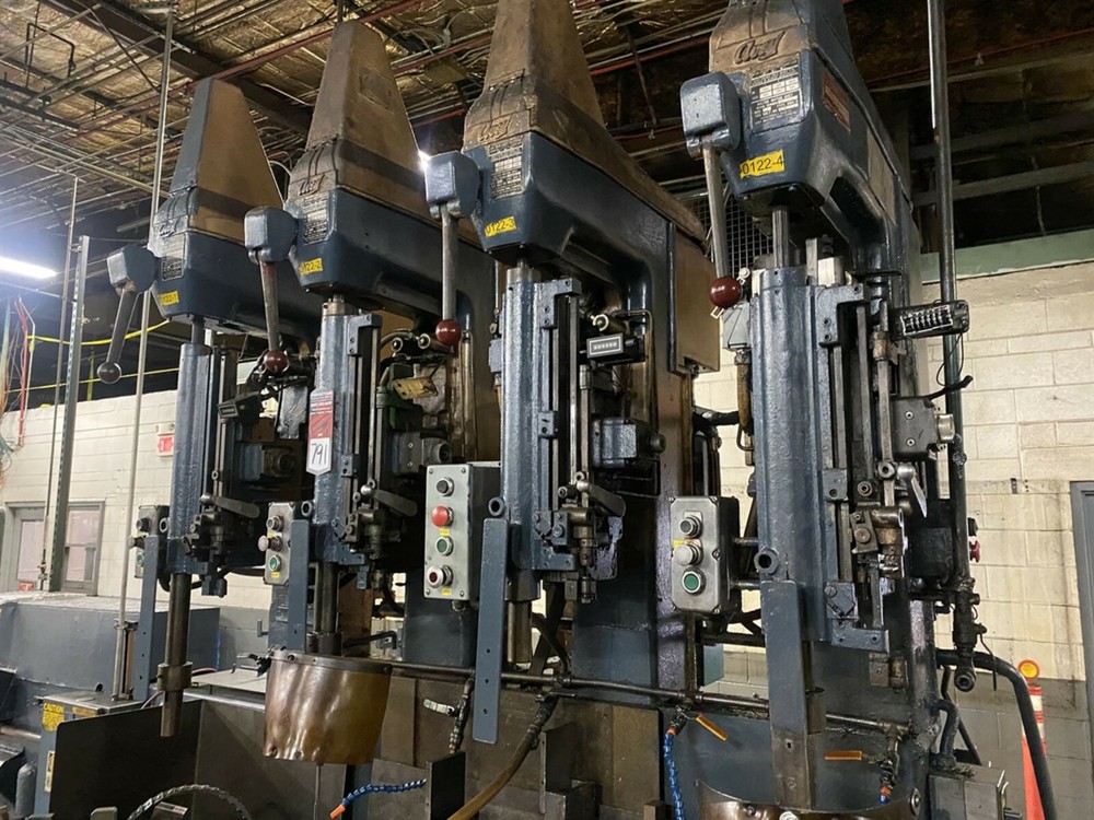 Avey 4-Spindle Gang Drill Table