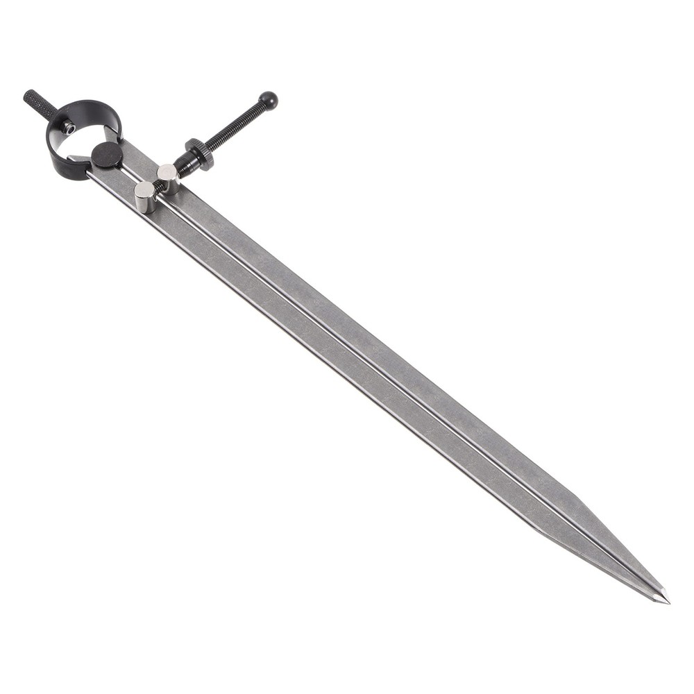 Spring Joint Caliper 16" Carbon Steel Spring Divider w Solid Nut Flat Leg