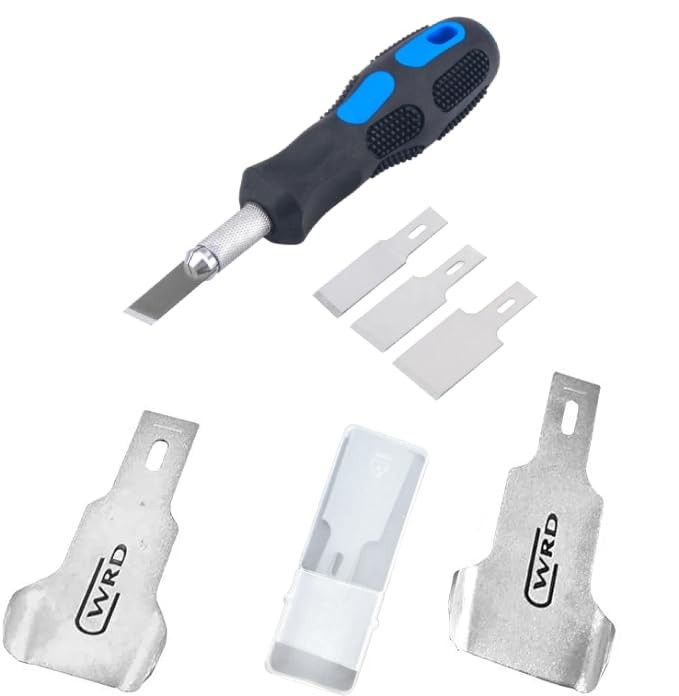 WRD Urethane Scraper Tools, 12mm & 17mm Stingray & 17mm, Silver