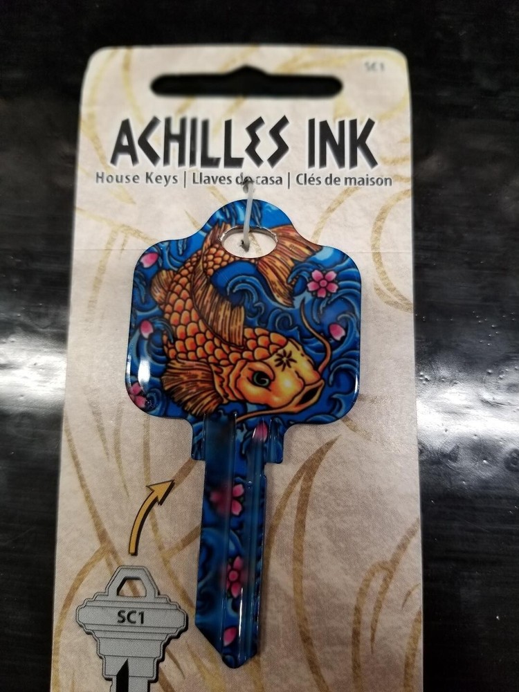 KOI FISH SCHLAGE SC1 KEYBLANK - READ DETAILS BELOW