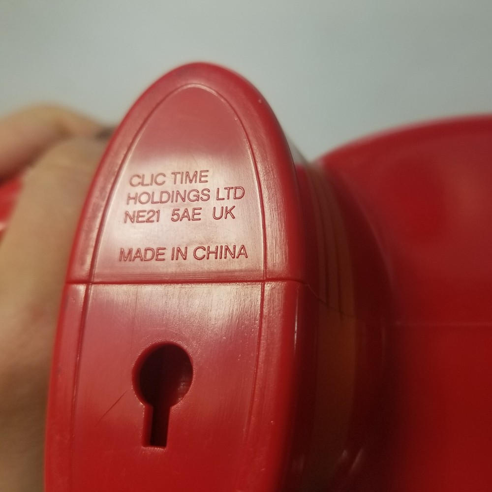 Marvel Iron Man Alarm Clock Digital Red Gold