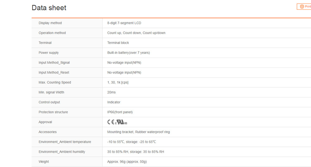 Autonics LA8N-BN Counters New 1PCS
