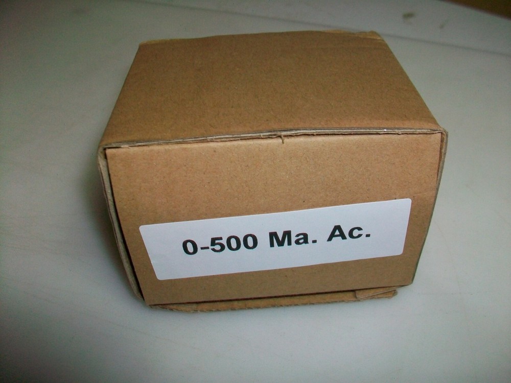 0 - 500 Ma. Ac. Panel METER NEW 4" X 3 1/2"