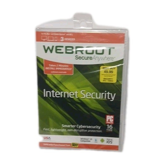 Webroot SecureAnywhere Internet Security - Full Version for Win & Mac [D4]