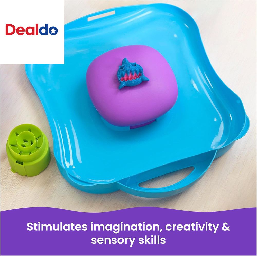 , Squishmotion, Easter Basket Stuffers, Includes 1Lb Moldable Play Sand, Stamper