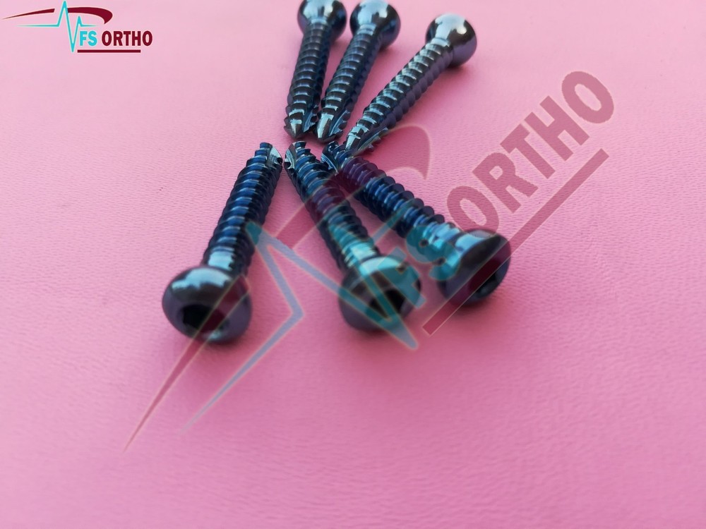 3.5mm Cortex Screws, Self Taping, Titanium Screws (180 pcs) Titanium grade 5