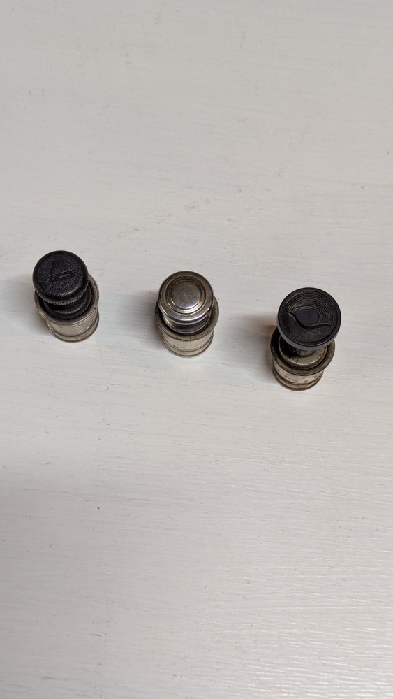 Vintage Car Cigarette Lighter Plug Lot 3 Dash Power Socket