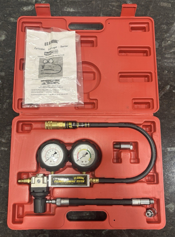 US General 94190 Cylinder Leakage Leakdown Tester Kit