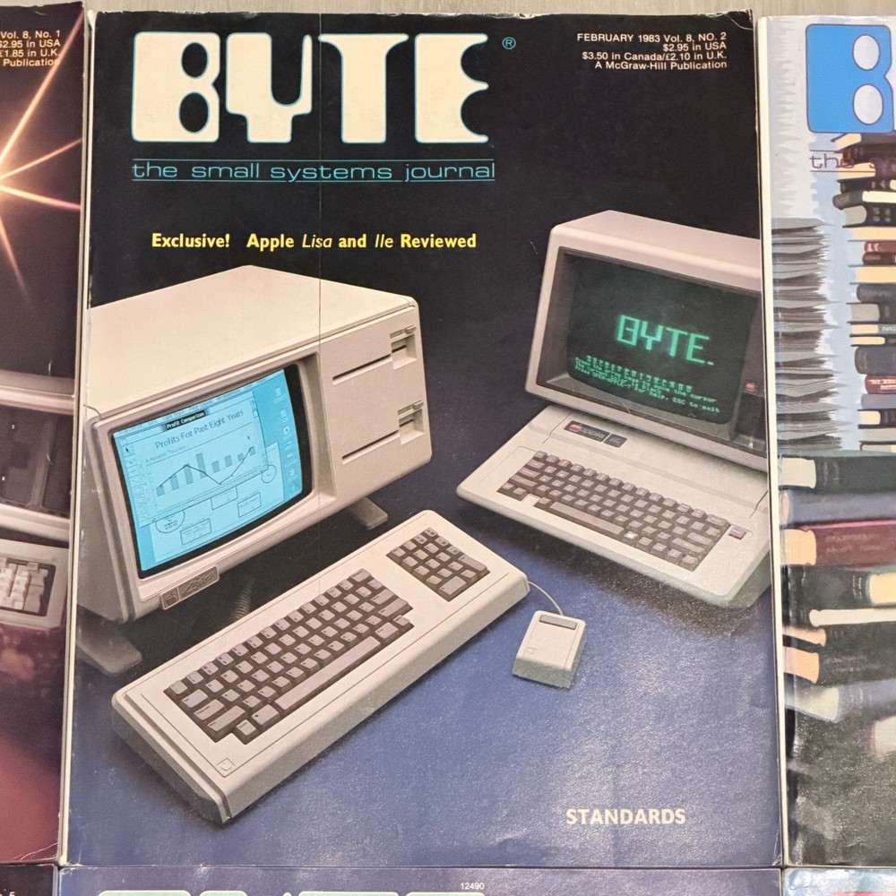 Byte Magazine Collection Vol 8 1983 Complete Year 12 Issues Vtg Computer History
