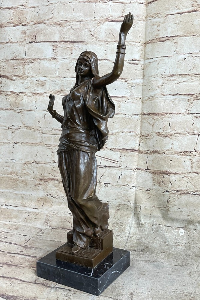Persian Middle Eastern Dancer 100% Genuine Bronze Lost Wax Method