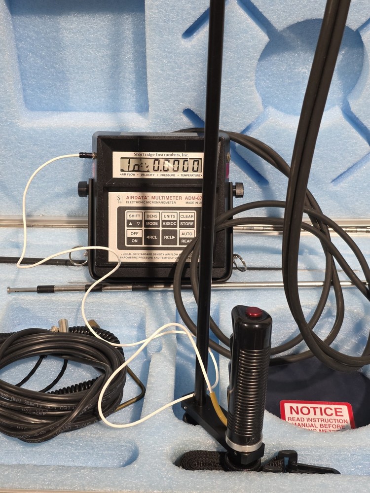 Shortridge Instruments Airdata Multimeter Electronic Manometer ADM-870