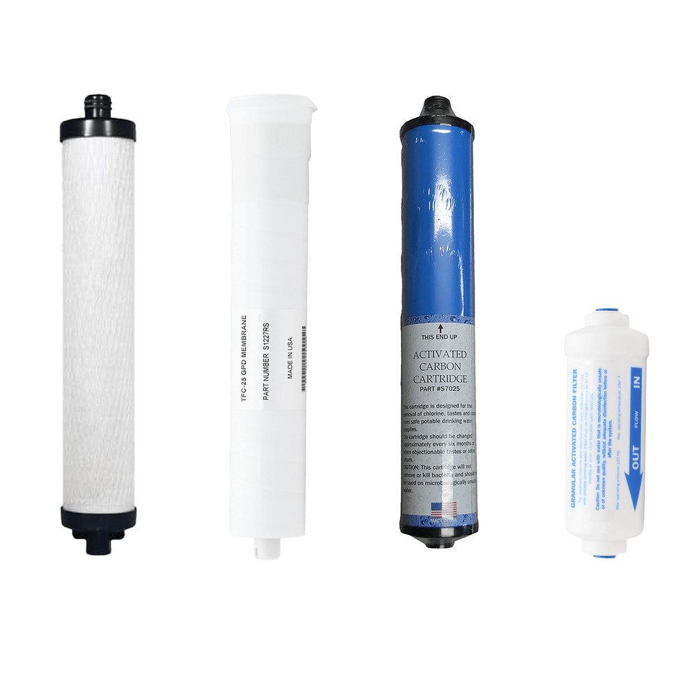 Microline TFC-25D Replacement Filter Kit with RO Membrane