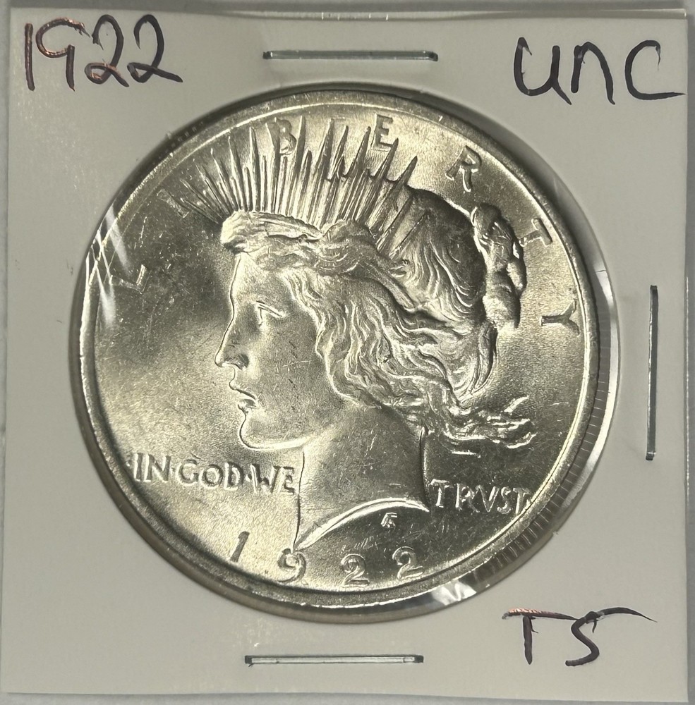 1922 Peace Silver Dollar Coin