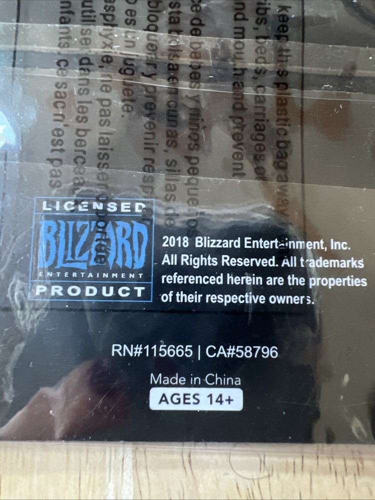 Overwatch Bio world 2018 Blizzard Product Keychain Widowmaker