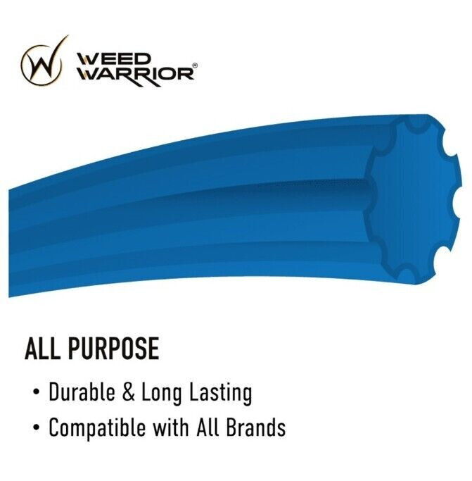 WEED WARRIOR .065 in. x 50 ft. Multi-Edged Trimmer Line Nylon Weed Wacker String