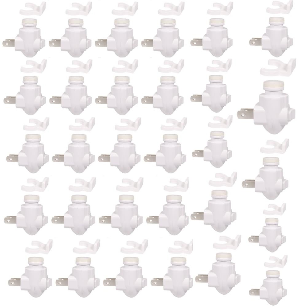 Plug in Night Light Module Base Socket with ON/Off Switch with Shade Mounting...