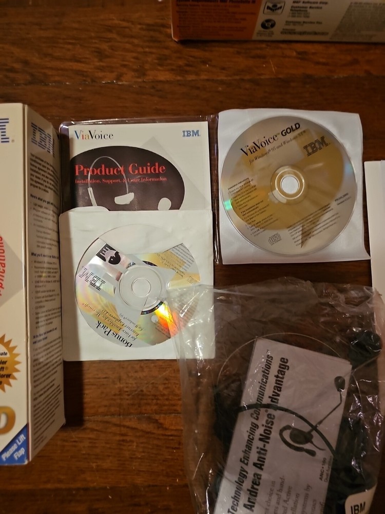 IBM ViaVoice Gold for Windows 95 Nt Release Voice Recognition Software