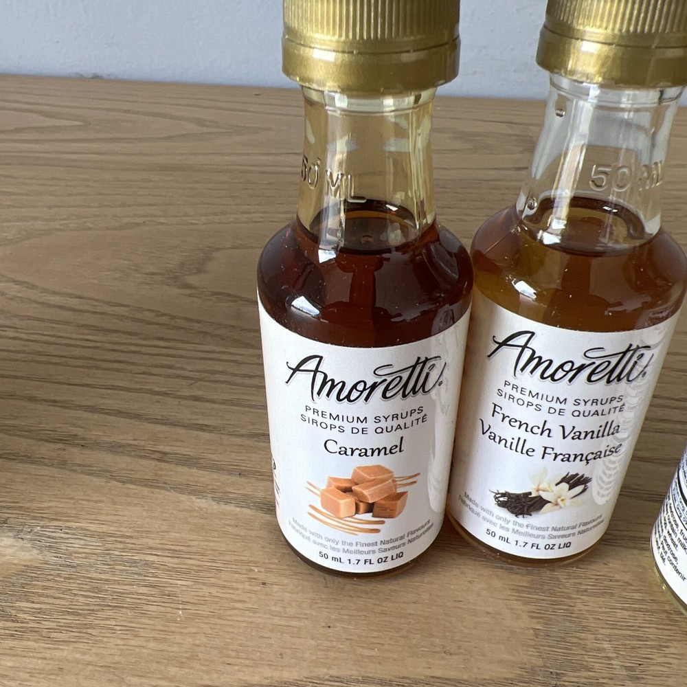 Amoretti Premium Classic Syrups 50ml (3 Pack)