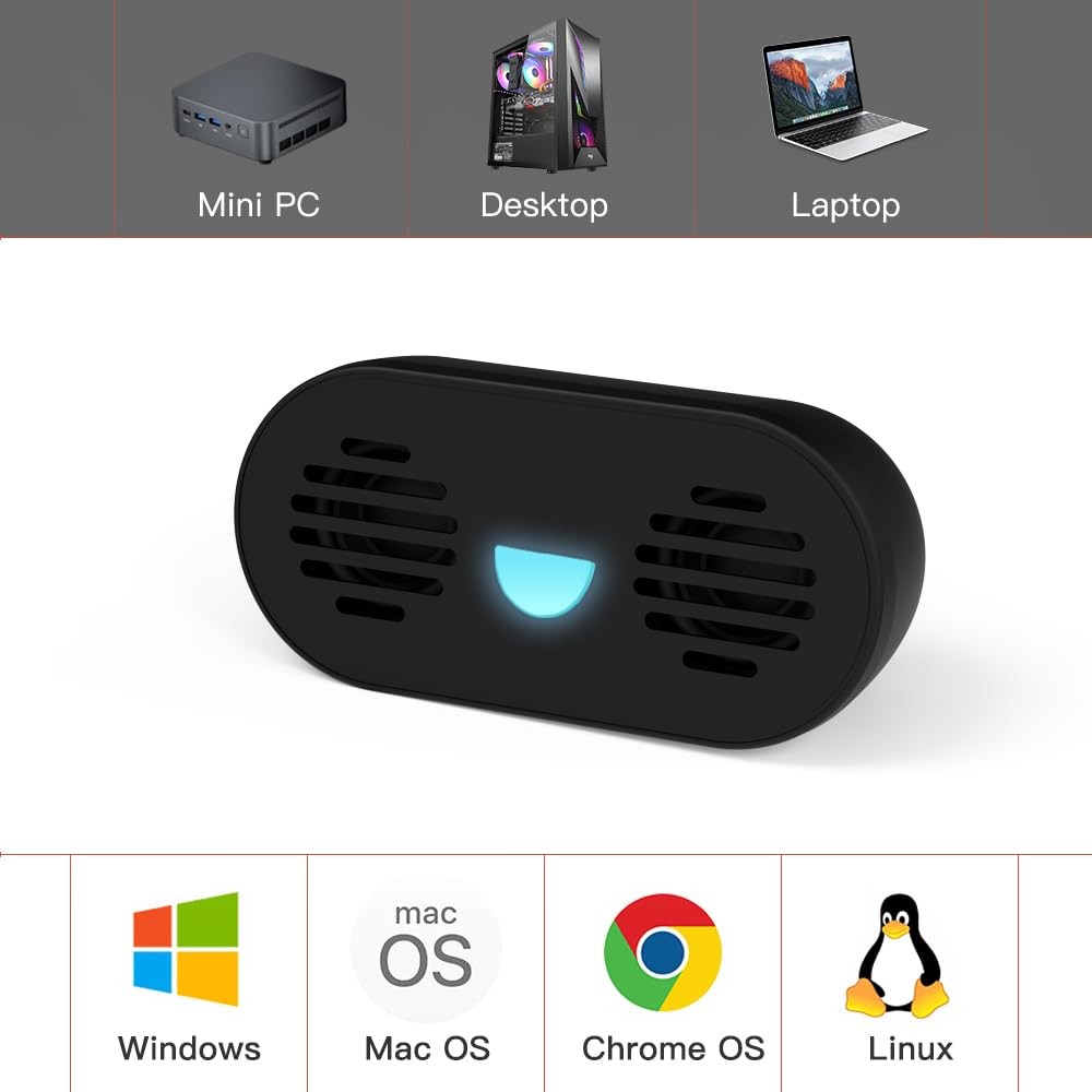 USB Computer Speaker PC Desktop Small Laptop HiQuality Loud Plug Play