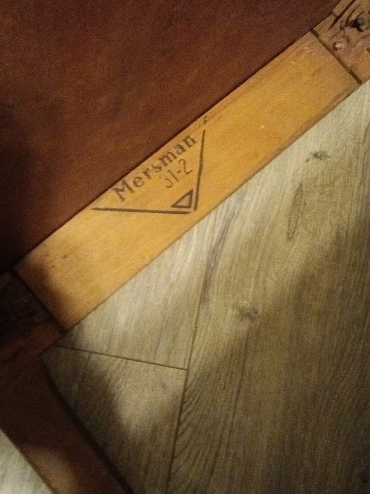 Mersman Antique Rectangular Wood Side Table with Lower Shelf Brown