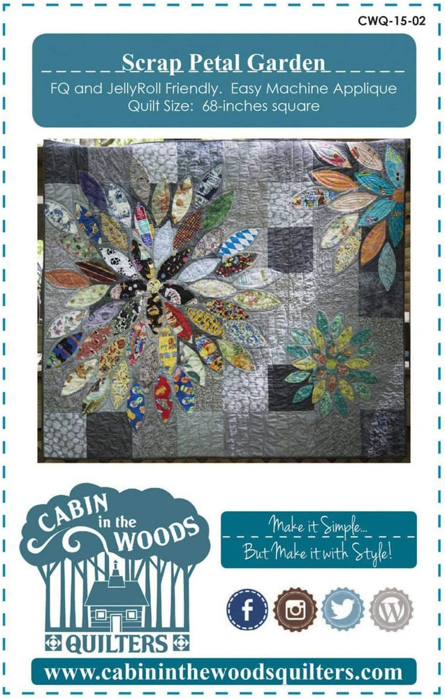 Scrap Petal Quilt Pattern by