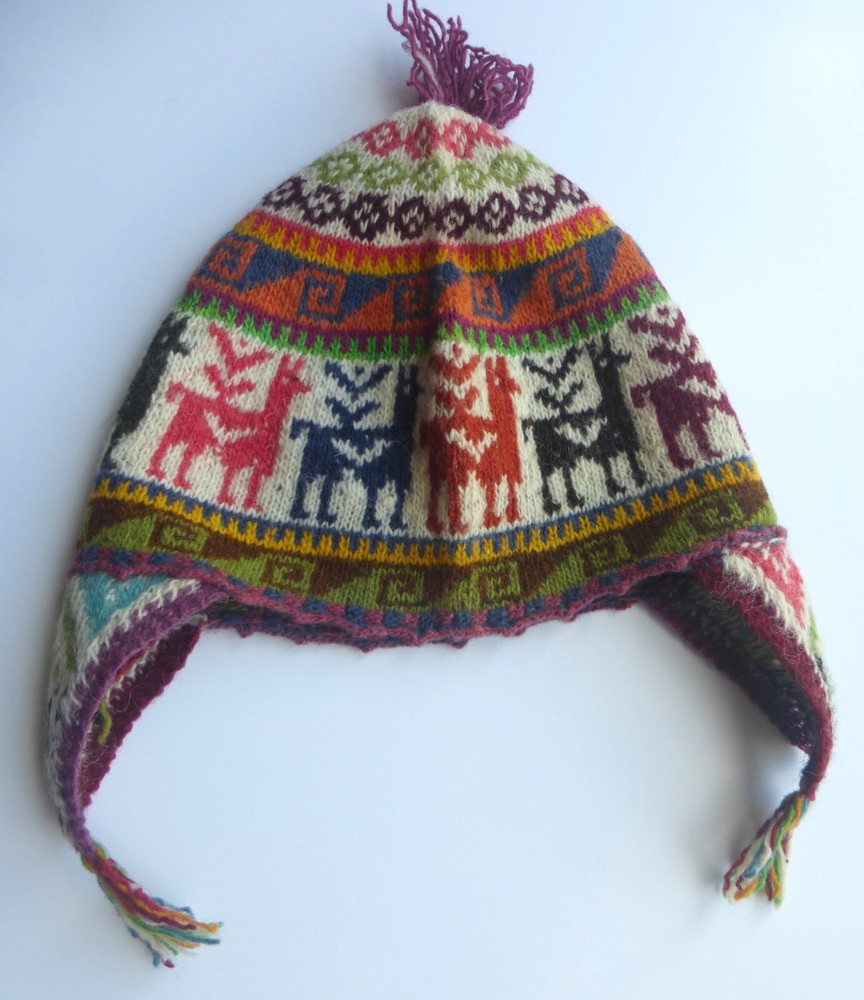Peruvian Andean Mountain - Handmade Shaman Chullo Hat