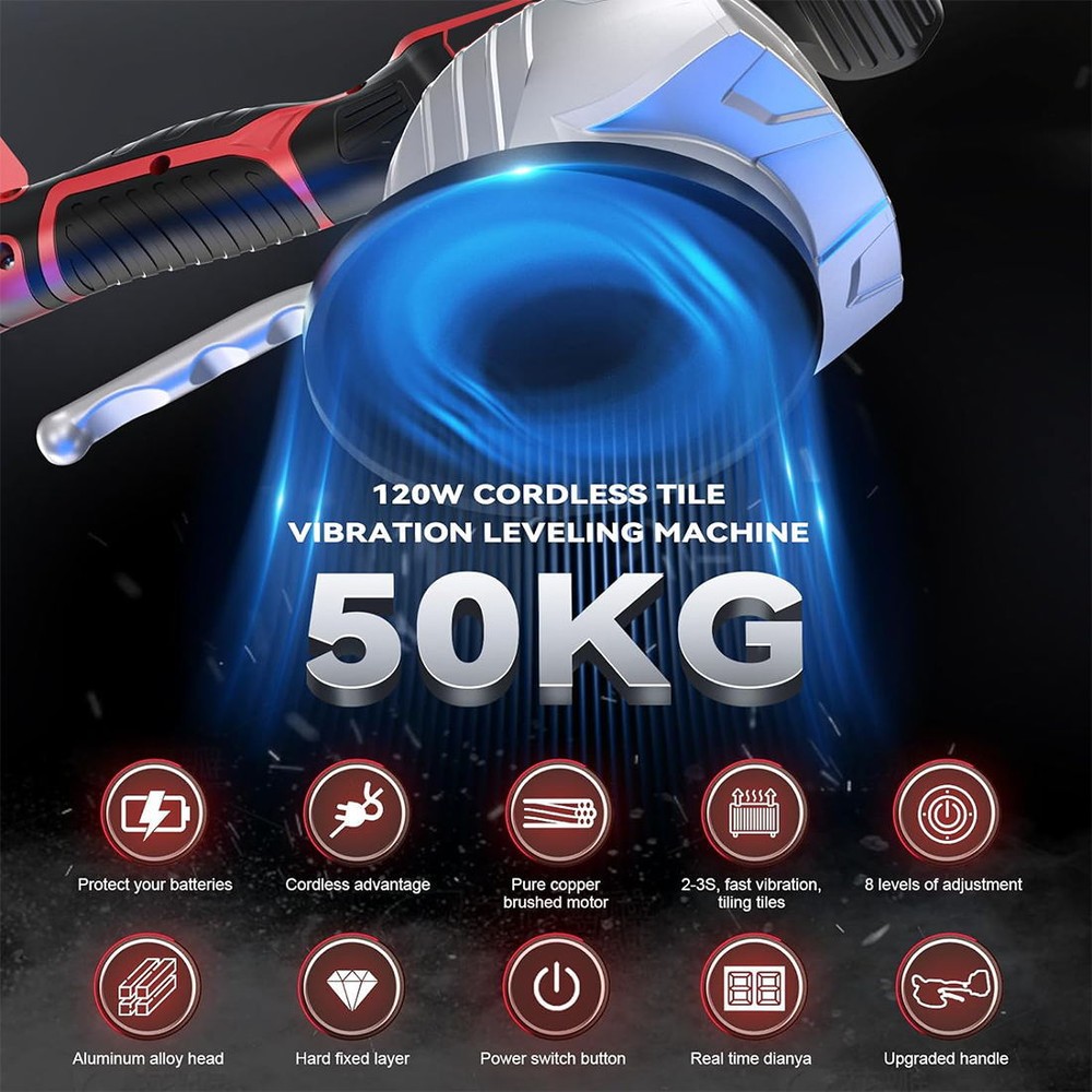 Tile Vibration Machine Tool Tile Vibration Leveling Machine for Milwaukee 18V