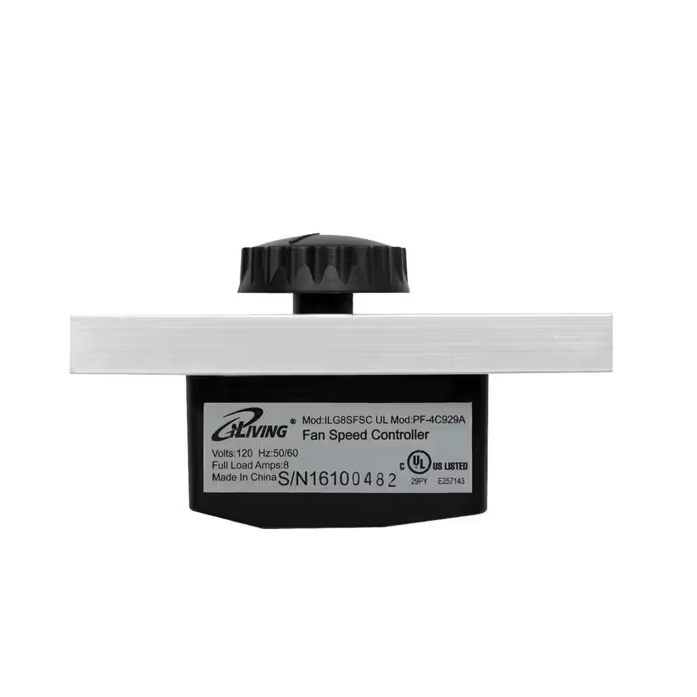 120-Volt 8 Amp Solid State Variable Adjustable Precision Fan Speed Controller