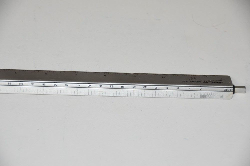 Pickett Rapid Rule 12" Architecture Adjustable Triangular Scale Model #239 ruler