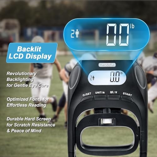 Grip Strength Tester Trainer - Dynamometer Handgrip Measurer Meter, Handheld