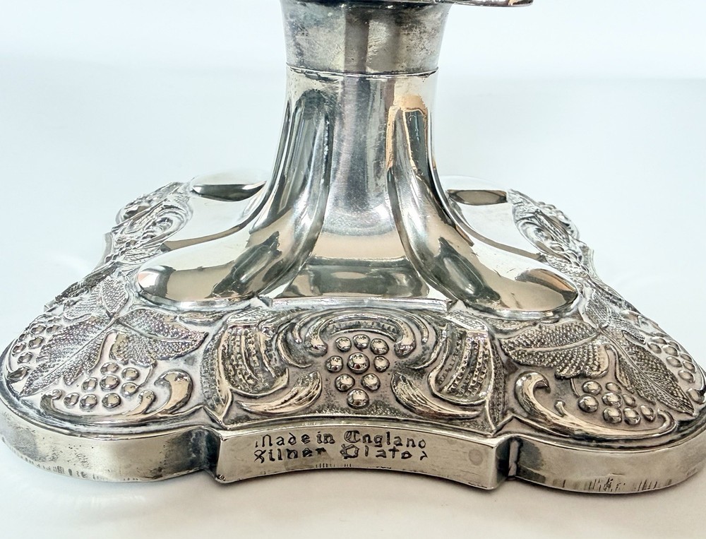Vintage Silver Plated 5” Candlestick